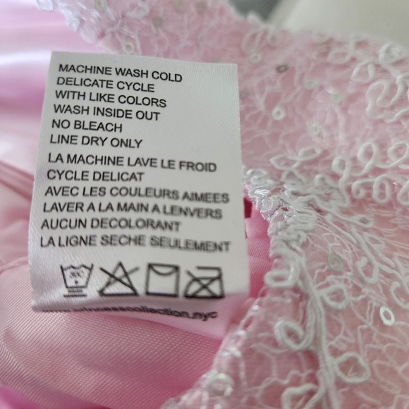 NWT American Princess Girls' Pink Embroidered Tiered Tulle Dress Easter 18M - Picture 9 of 9